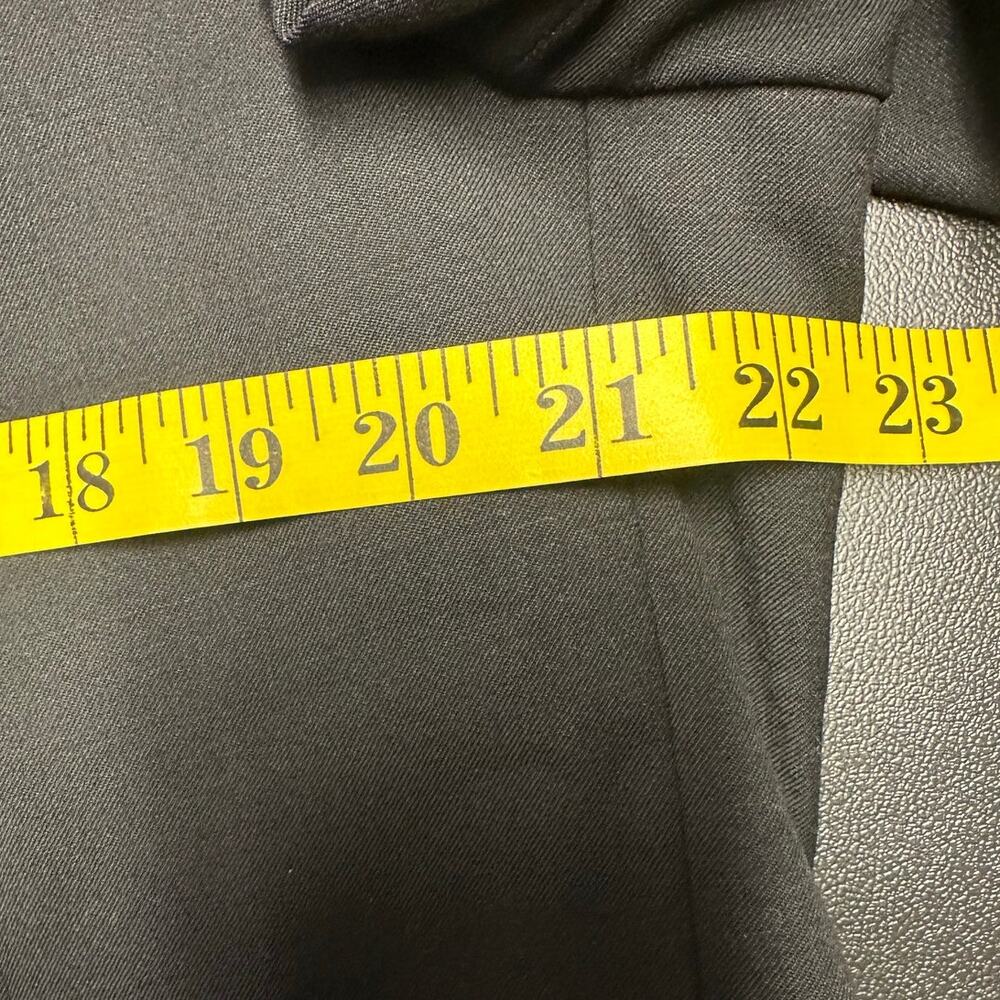 Peerless Black Wool Fully Lined Two Button Front … - image 8